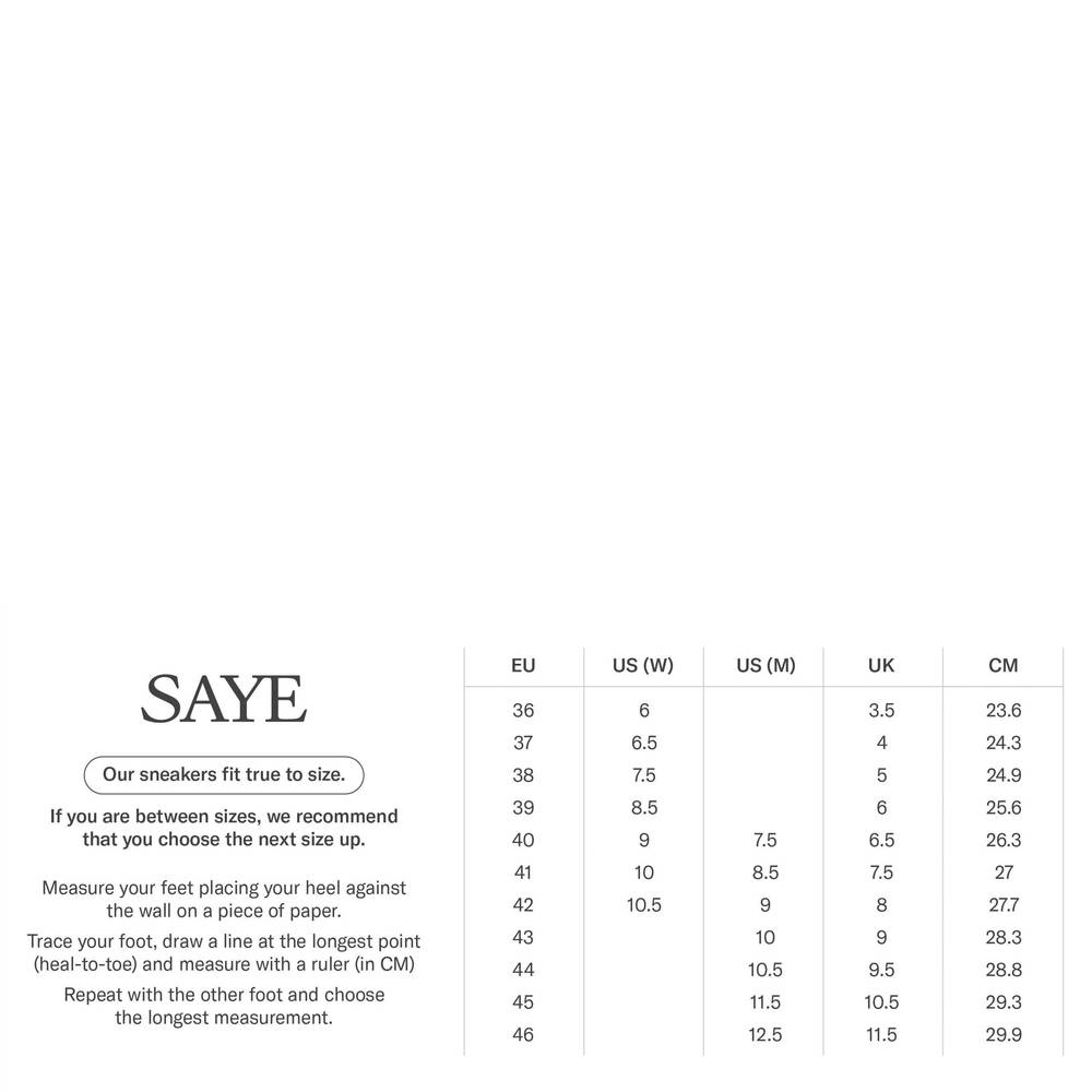 NEW SAYE women's m89 high sneakers in almond - Picture 6 of 6